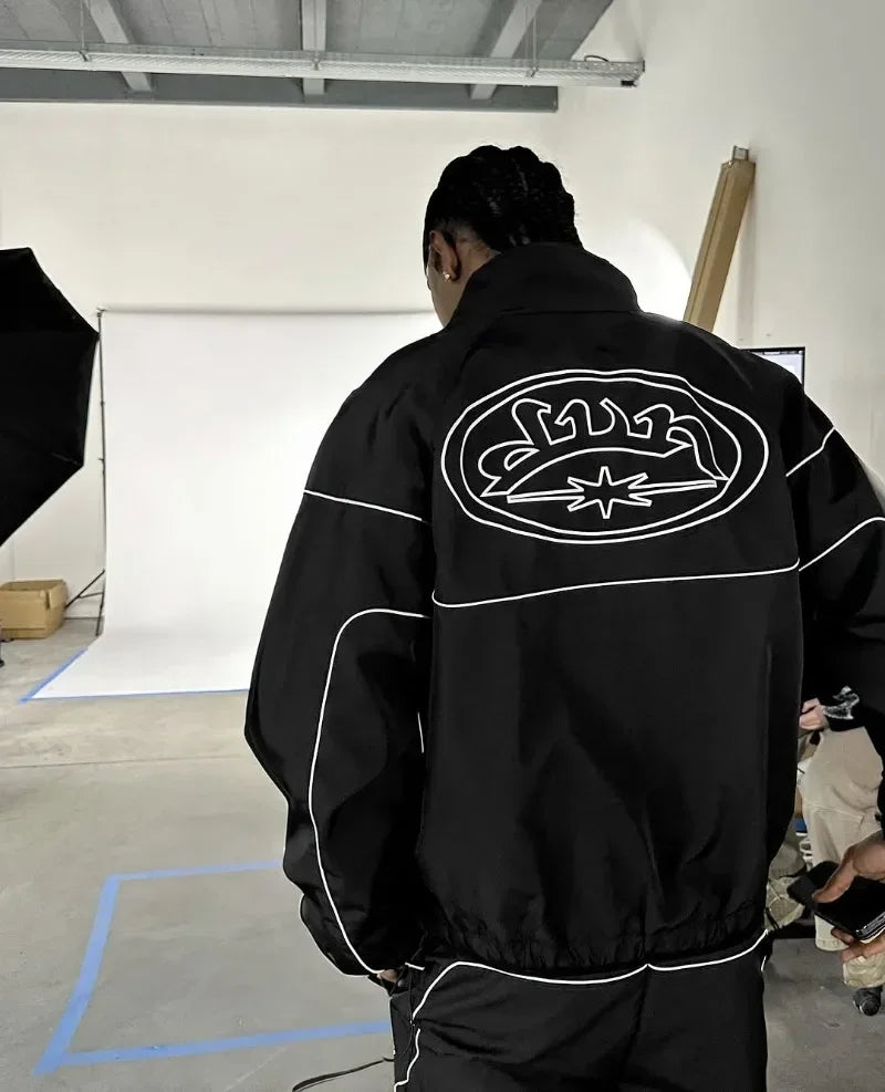 Edgy Gothpunk Oversized Zipper Hoodie™