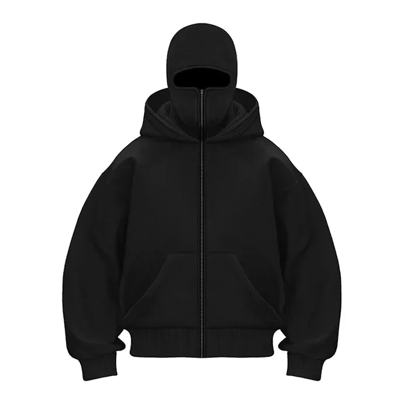 **Y2K Retro Balaclava Hoodie™**